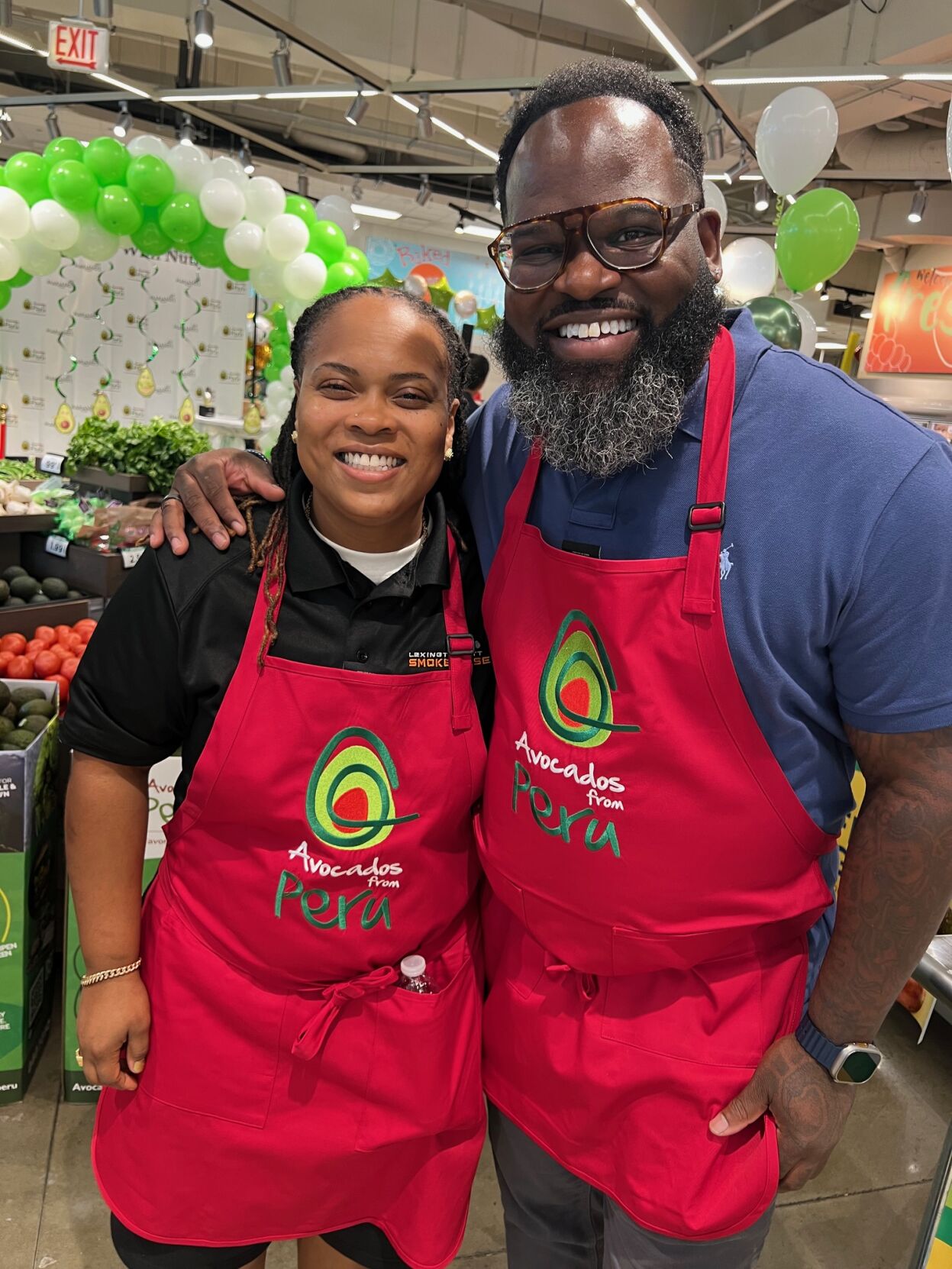 Chefs Dominique Leach and Lamar Moore. (Candace Jordan photo)